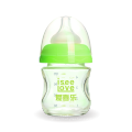 Silicone Cover Glass Infant Milk Feeding Bottle For New Baby